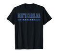 North Carolina Baseball Blue Text T-Shirt - Trendy Graphic Men Women - T-Shirt, Sweatshirt, Hoodie