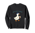 Off To Watch Baseball Goose Sweatshirt - Fun Novelty Design for Adults - T-Shirt, Sweatshirt, Hoodie