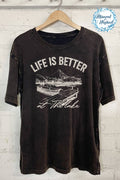 Life Is Better At the Lake - Adult & Kids T-Shirts, Sweatshirts & Hoodies apparel design preview 1
