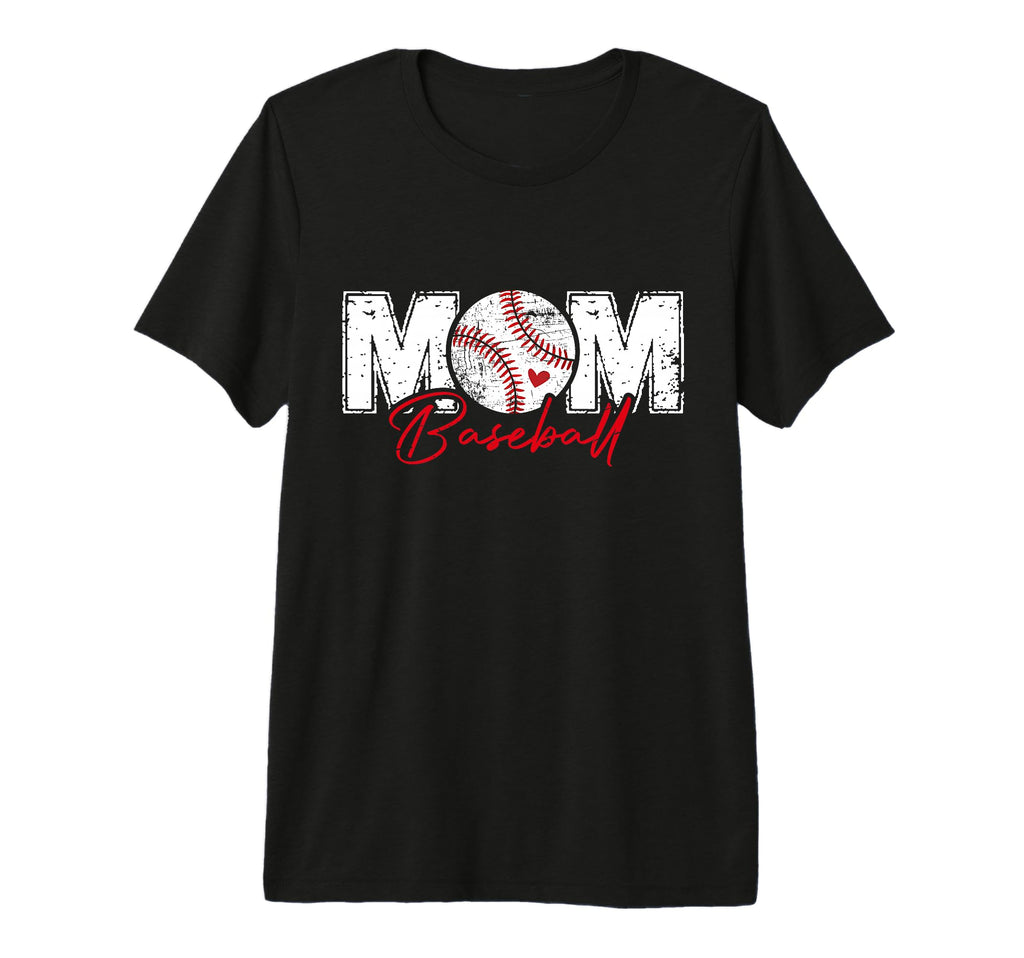 Baseball Mom Mothers Day Tri Blend T-Shirt - Streetwear Style Men Women - T-Shirt, Sweatshirt, Hoodie