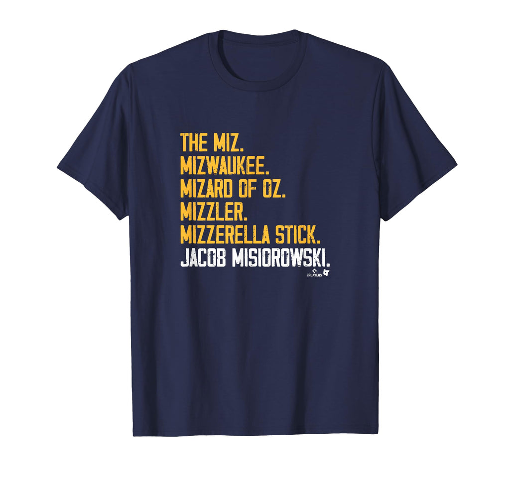 Jacob Misiorowski Nicknames Milwaukee T-Shirt - Novelty Apparel for Adults - T-Shirt, Sweatshirt, Hoodie