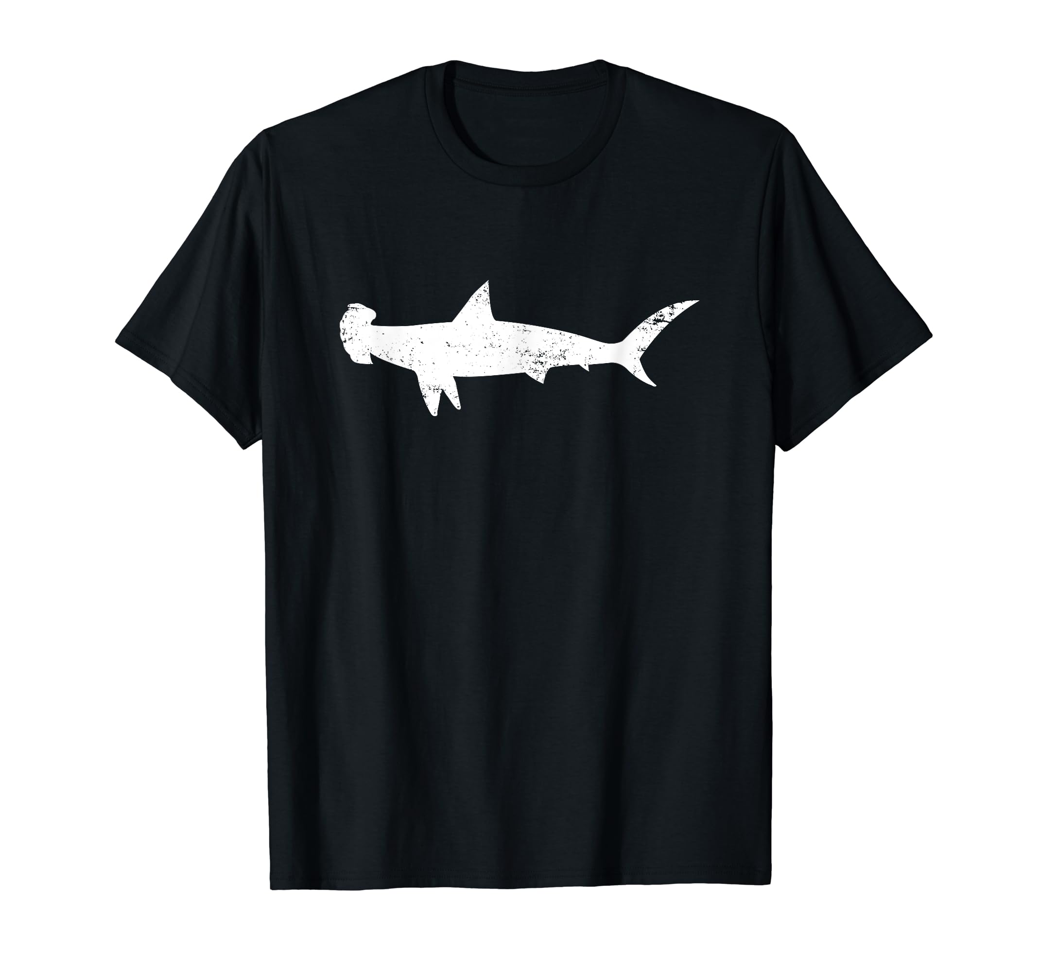 Distressed Hammerhead Shark T-Shirt - Casual Everyday Wear Men Women - T-Shirt, Sweatshirt, Hoodie