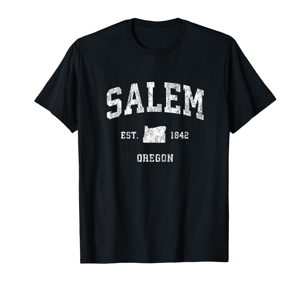 Salem Oregon Or Athletic Sports T-Shirt - Unique Graphic Men Women - T-Shirt, Sweatshirt, Hoodie