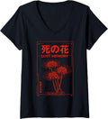 Red Spider Lily Flower Manga Aesthetic Anime Art - Adult & Kids T-Shirts, Sweatshirts & Hoodies apparel design preview 1