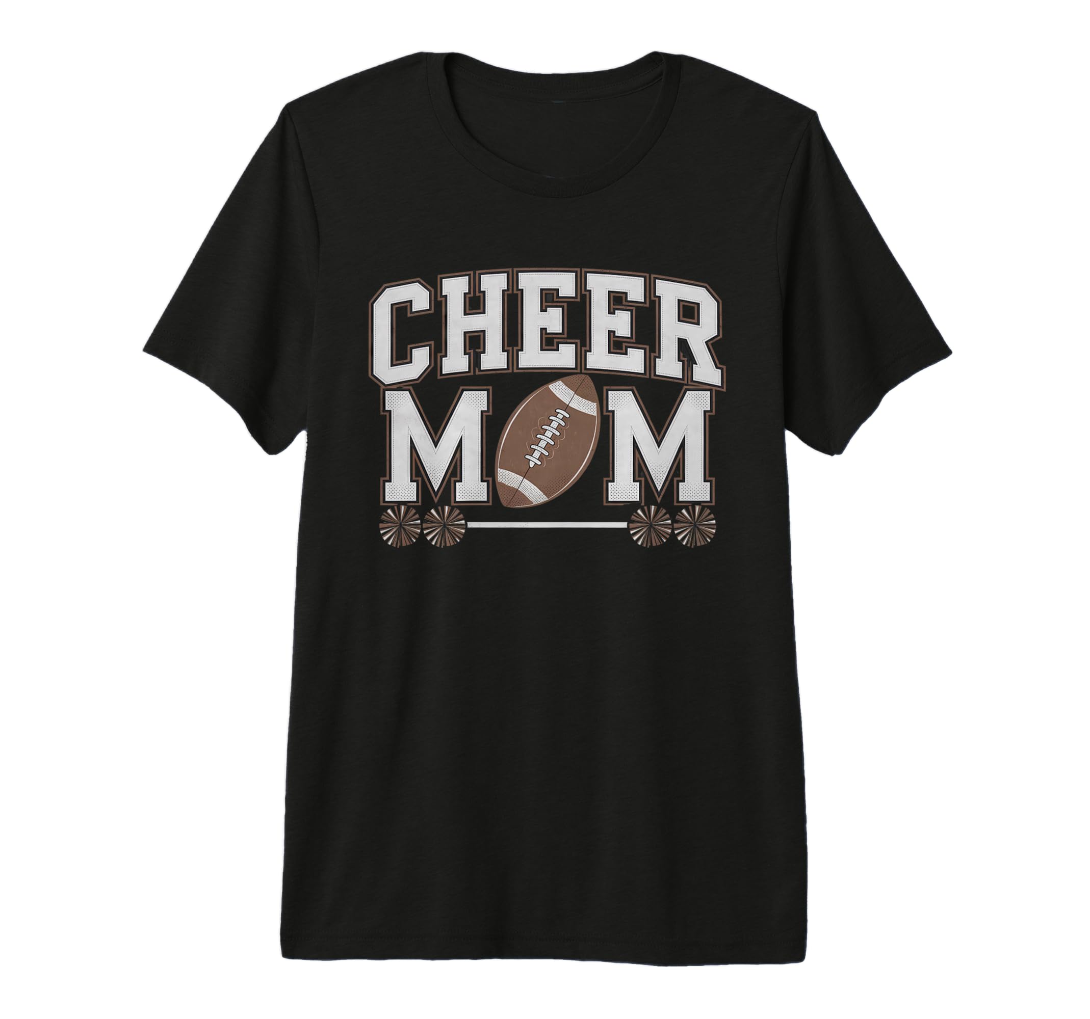 Cheer Mom Mother Bow Cheerleader Game T-Shirt - Novelty Apparel Men Women - T-Shirt, Sweatshirt, Hoodie