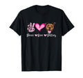 Peace Love Pitties Puppy Dog Mom Lady T-Shirt - Streetwear Style Unisex - T-Shirt, Sweatshirt, Hoodie