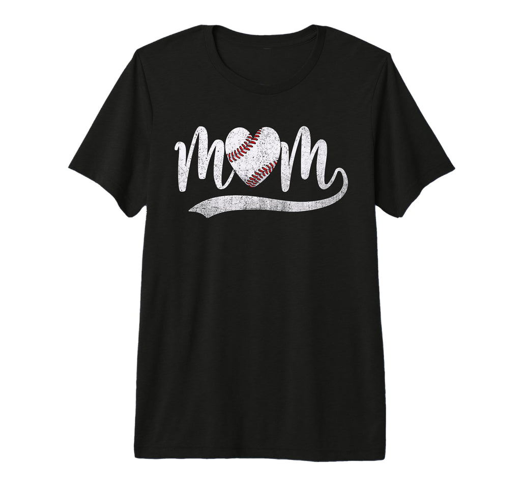 Baseball Mom Mama Happy Mothers T-Shirt - Fun Novelty Design for Adults - T-Shirt, Sweatshirt, Hoodie