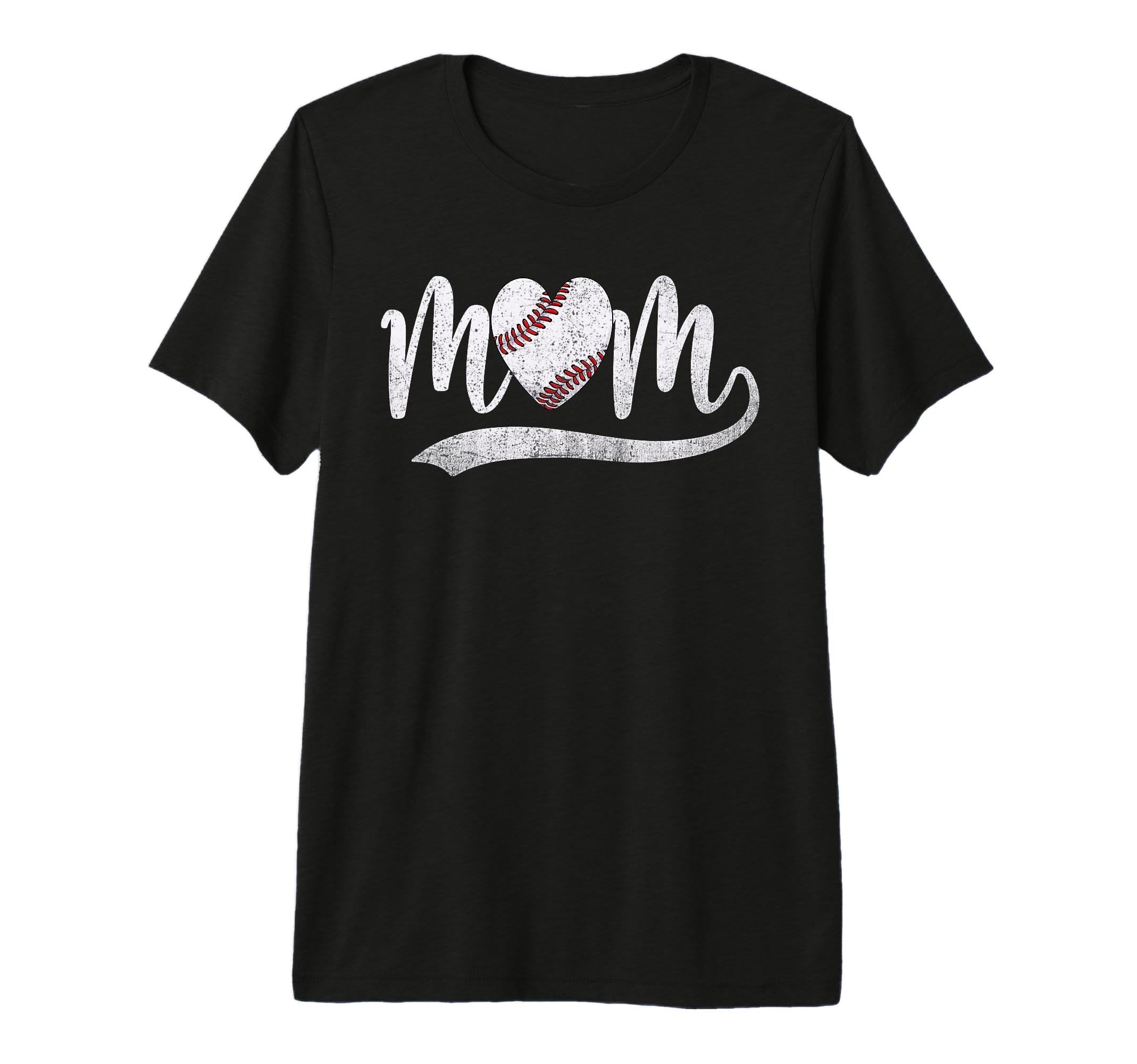 Baseball Mom Mama Happy Mothers T-Shirt - Fun Novelty Design for Adults - T-Shirt, Sweatshirt, Hoodie