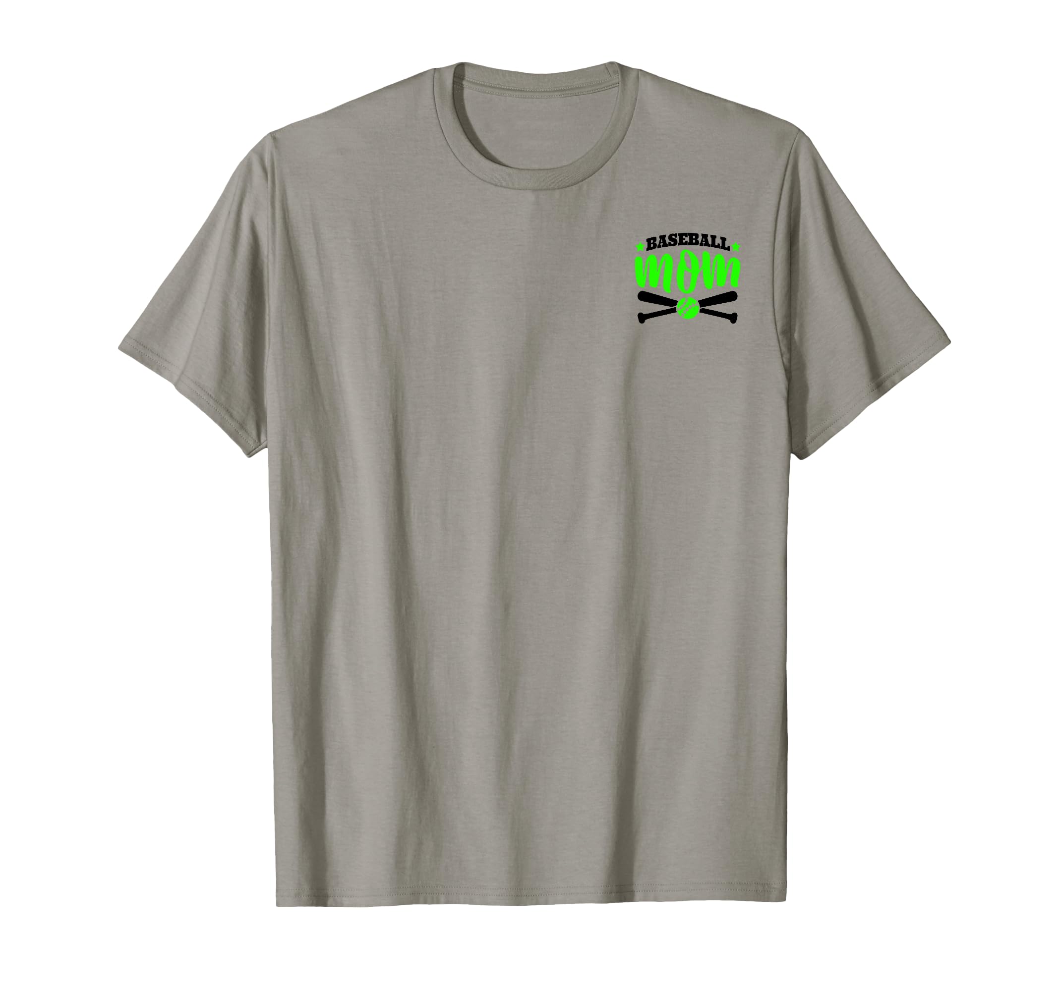 My Baseball Mom Era Pocket Lime Green T-Shirt - Custom Art Print Men Women - T-Shirt, Sweatshirt, Hoodie