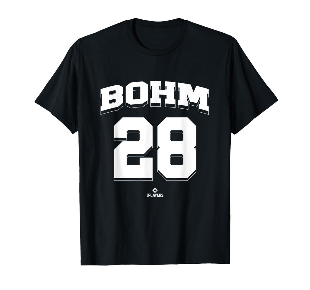 Alec Bohm 28 Philadelphia Mlbpa T-Shirt - Aesthetic Graphic Unisex - T-Shirt, Sweatshirt, Hoodie