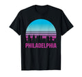 Philadelphia City Disco Sunset Souvenir T-Shirt - Graphic Print Unisex - T-Shirt, Sweatshirt, Hoodie