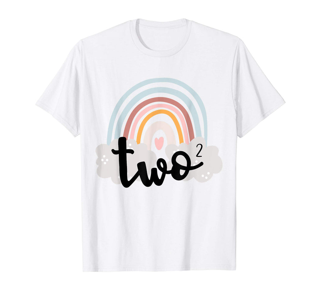 Two Year Birthday Rainbow Party Boho T-Shirt - Casual Everyday Wear Unisex - T-Shirt, Sweatshirt, Hoodie