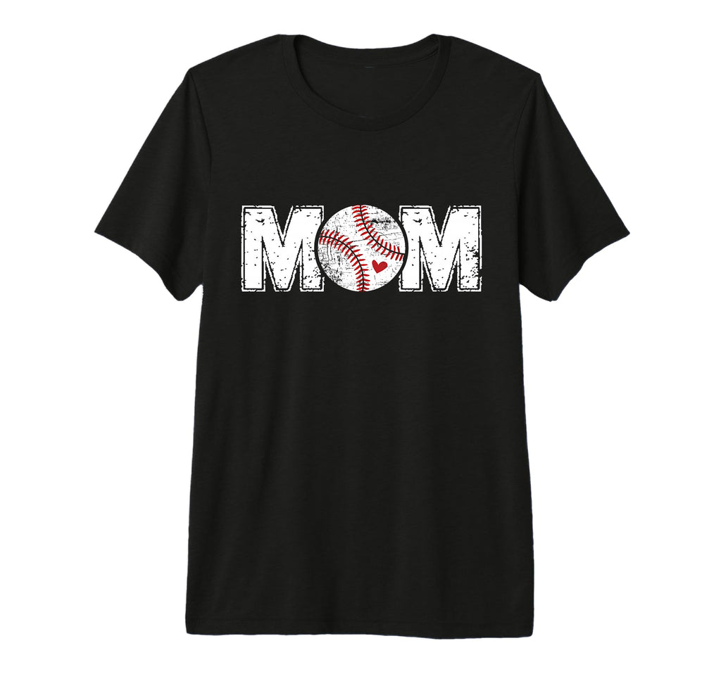 Baseball Mom Mothers Day Tri Blend T-Shirt - Graphic Print Men Women - T-Shirt, Sweatshirt, Hoodie