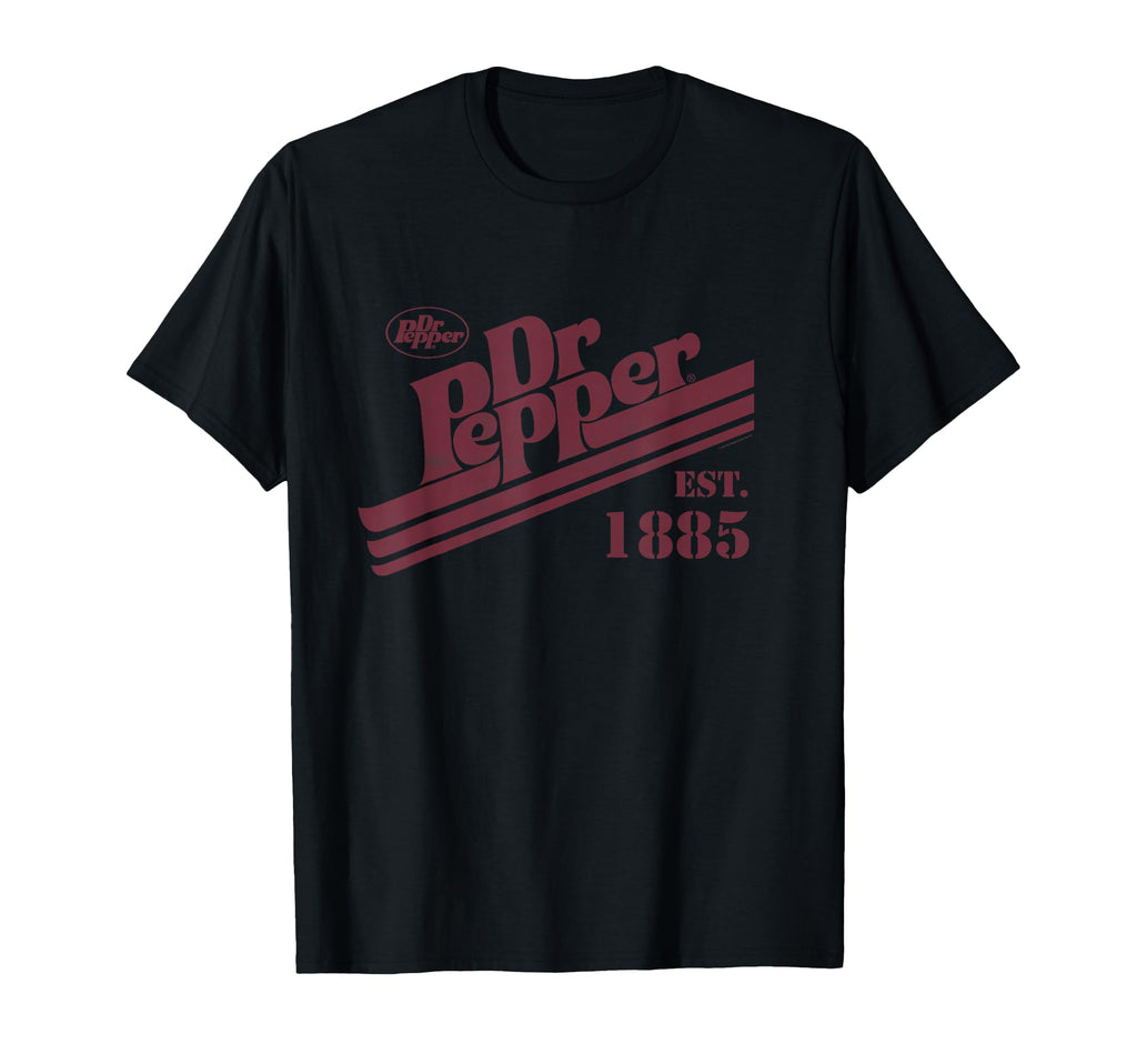 Dr Pepper Est 1885 Red Label Distressed T-Shirt - Unique Graphic for Adults - T-Shirt, Sweatshirt, Hoodie