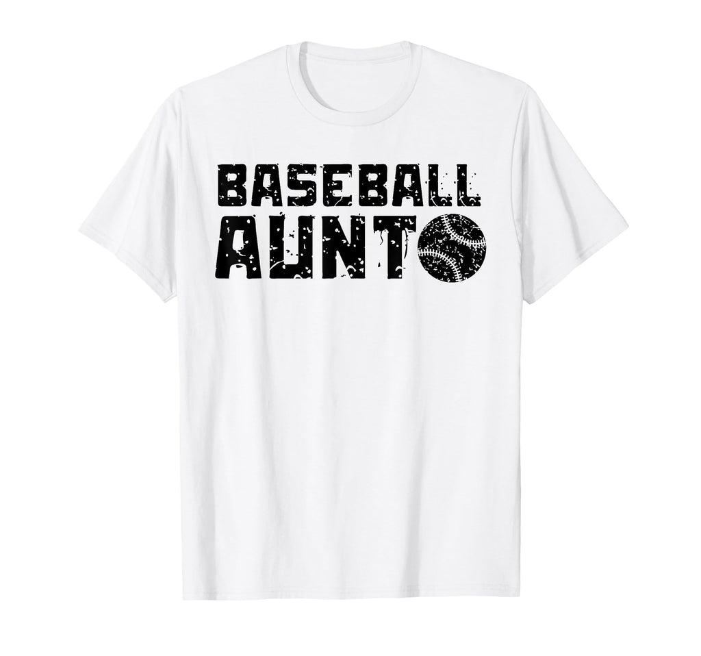 Baseball Aunt Family Matching Aunt T-Shirt - Custom Art Print for Adults - T-Shirt, Sweatshirt, Hoodie
