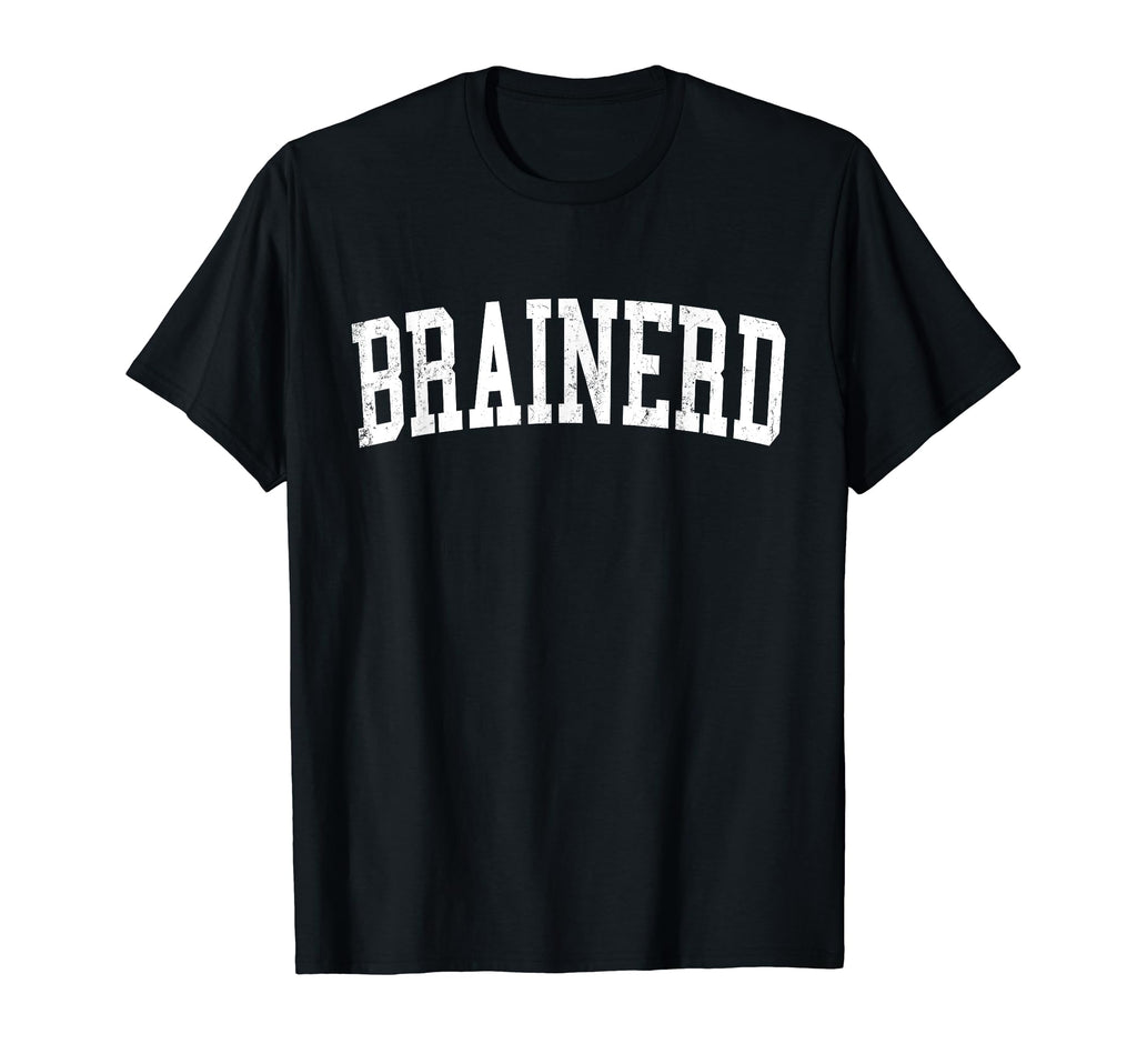Brainerd Mn Distressed White Varsity T-Shirt - Novelty Apparel Unisex - T-Shirt, Sweatshirt, Hoodie