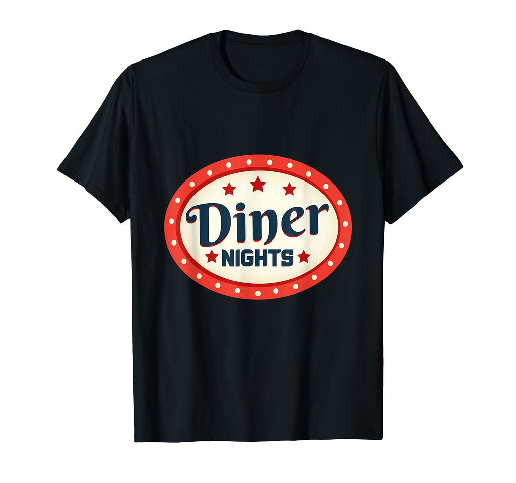 Diner Nights Enthusiast Americana T-Shirt - Streetwear Style Unisex - T-Shirt, Sweatshirt, Hoodie