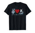 Snowboarding Snowboard Peace Love T-Shirt - Aesthetic Graphic for Adults - T-Shirt, Sweatshirt, Hoodie