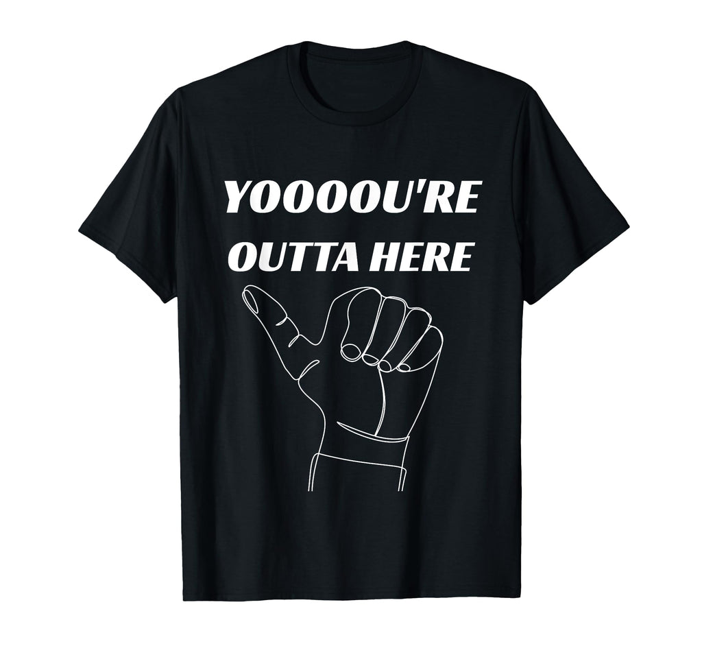 Umpire Yooooure Outta Here Thumb T-Shirt - Unique Graphic for Adults - T-Shirt, Sweatshirt, Hoodie