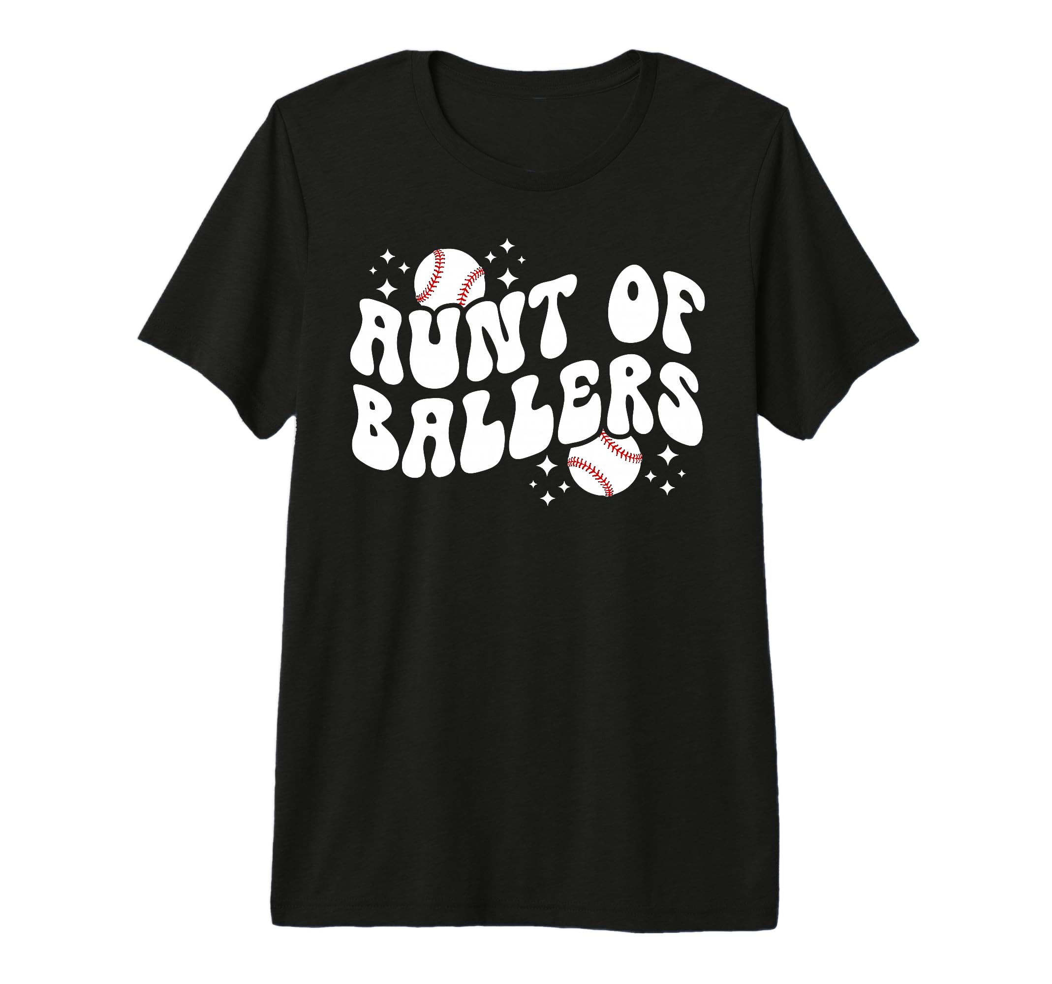 Aunt Ballers Baseball Aunt Baseball T-Shirt - Unique Graphic Men Women - T-Shirt, Sweatshirt, Hoodie