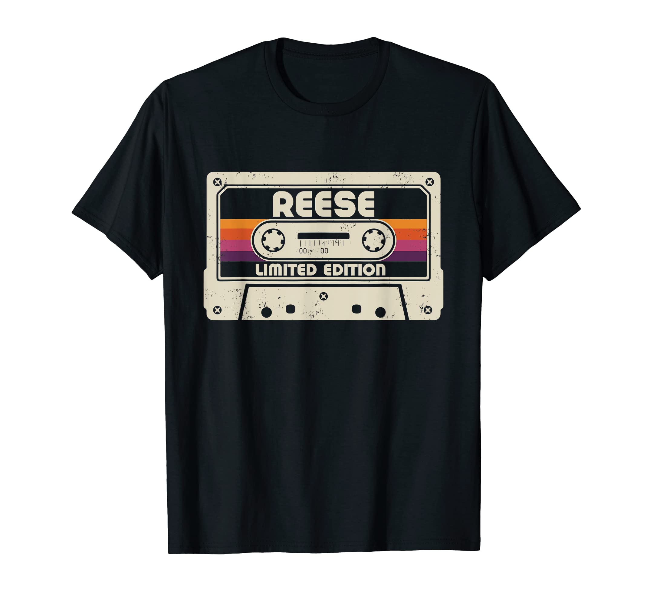 Reese First Name Cassette Tape T-Shirt - Fun Novelty Design for Adults - T-Shirt, Sweatshirt, Hoodie