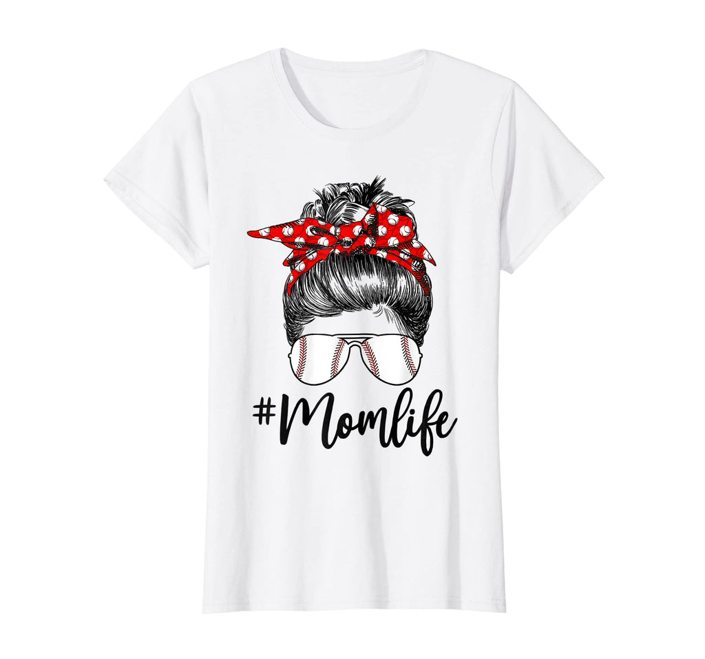 Womens Womens Dy Mom Life Softball T-Shirt - Fun Novelty Design Men Women - T-Shirt, Sweatshirt, Hoodie