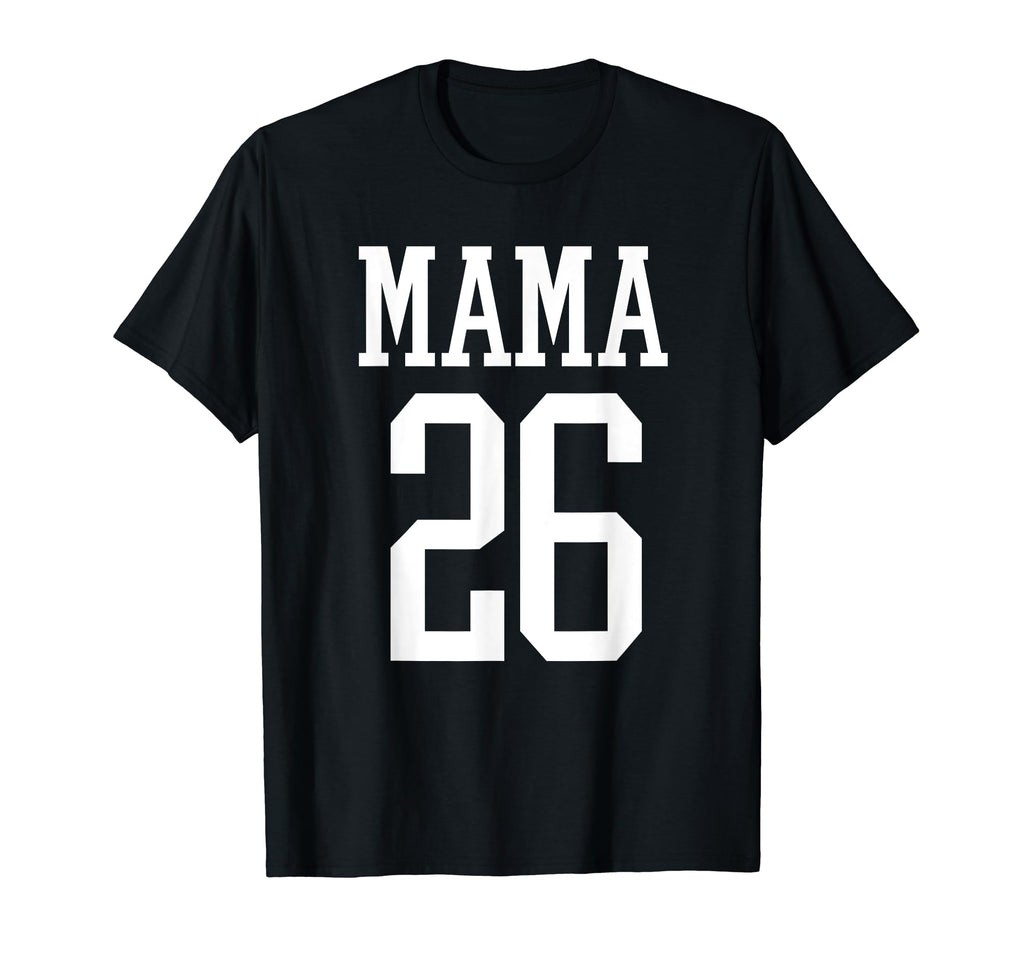 Number 26 Mama Biggest Fan Spirit Wear T-Shirt - Graphic Print for Adults - T-Shirt, Sweatshirt, Hoodie