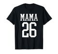 Number 26 Mama Biggest Fan Spirit Wear T-Shirt - Graphic Print for Adults - T-Shirt, Sweatshirt, Hoodie