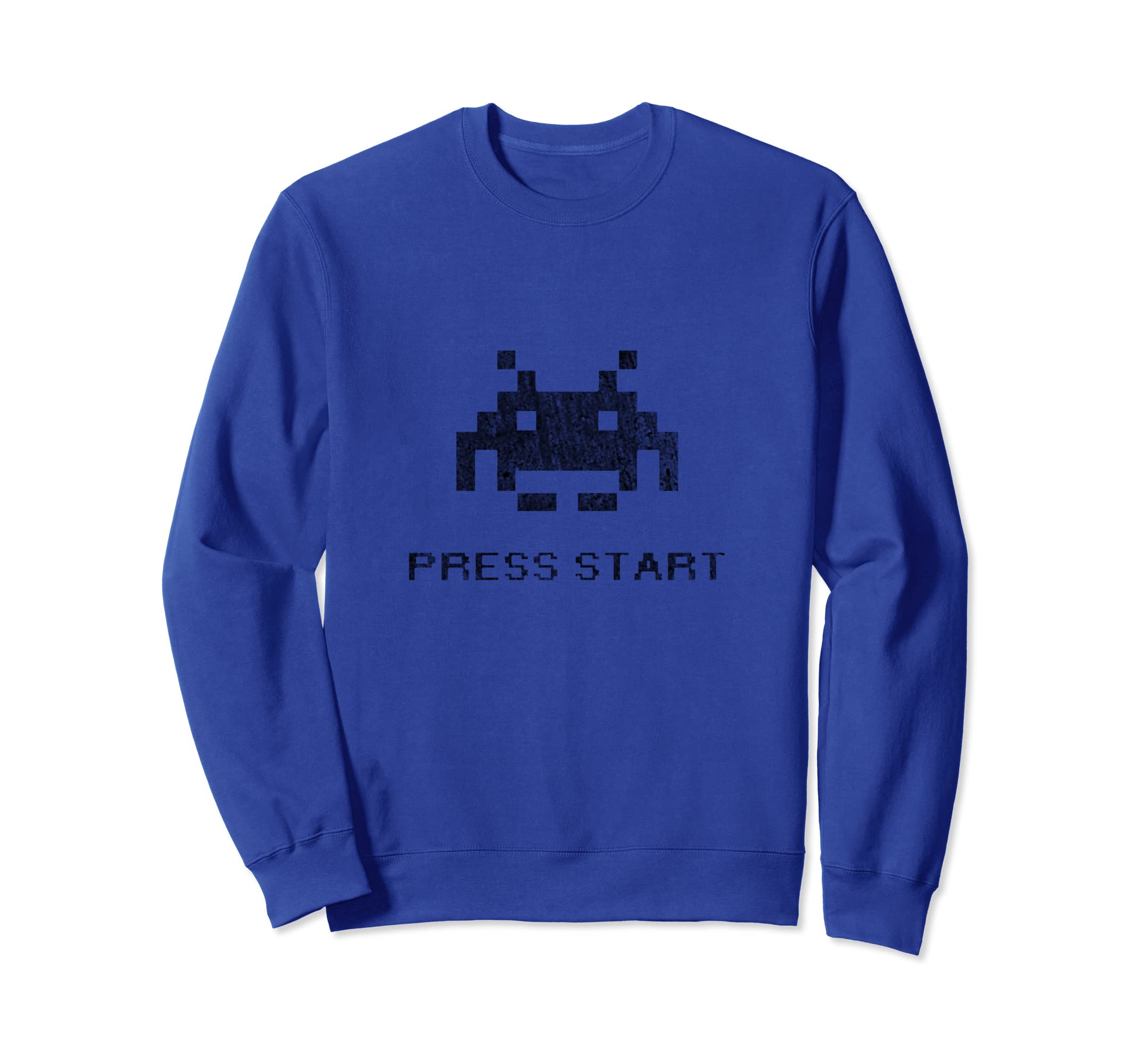 Press Start Arcade Retrogame Gaming Sweatshirt - Aesthetic Graphic Unisex - T-Shirt, Sweatshirt, Hoodie