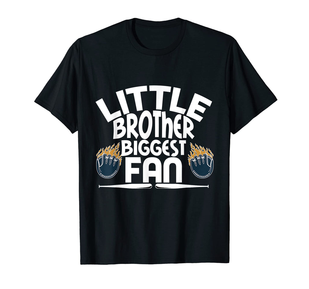 Little Brother Biggest Fan Baseball T-Shirt - Unique Graphic for Adults - T-Shirt, Sweatshirt, Hoodie