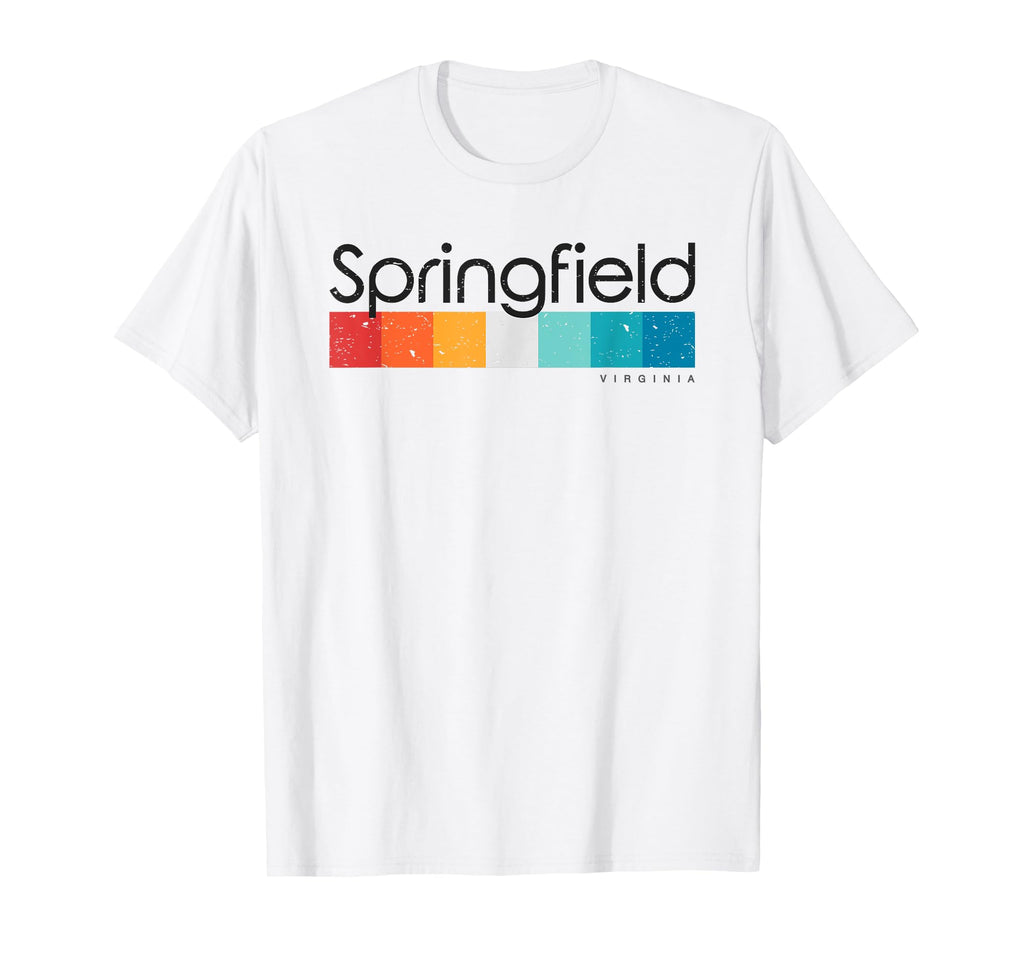 Springfield Virginia Va T-Shirt - Graphic Print Unisex - T-Shirt, Sweatshirt, Hoodie