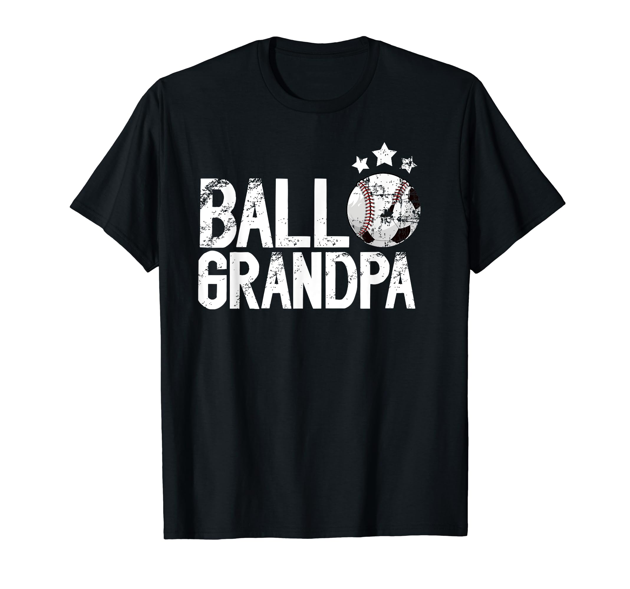 Ball Grandpa Proud Soccer Baseball T-Shirt - Fun Novelty Design Unisex - T-Shirt, Sweatshirt, Hoodie