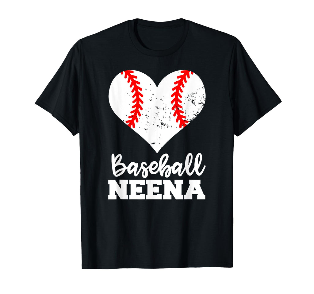 Baseball Neena Funny Baseball Heart T-Shirt - Fun Novelty Design Men Women - T-Shirt, Sweatshirt, Hoodie