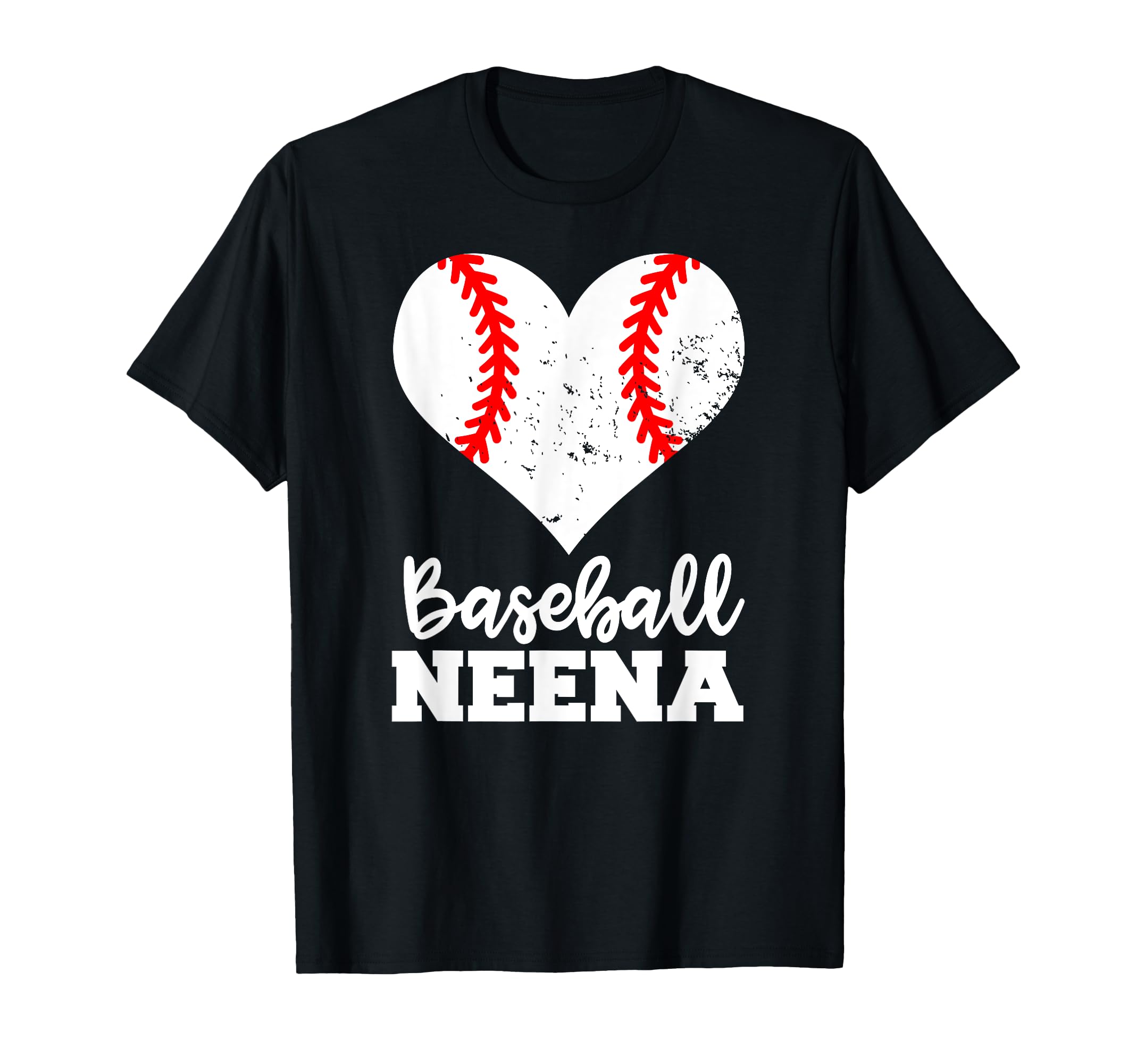 Baseball Neena Funny Baseball Heart T-Shirt - Fun Novelty Design Men Women - T-Shirt, Sweatshirt, Hoodie