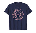 Peace Love And Balance Gifts Hoodie - Trendy Graphic for Adults - T-Shirt, Sweatshirt, Hoodie
