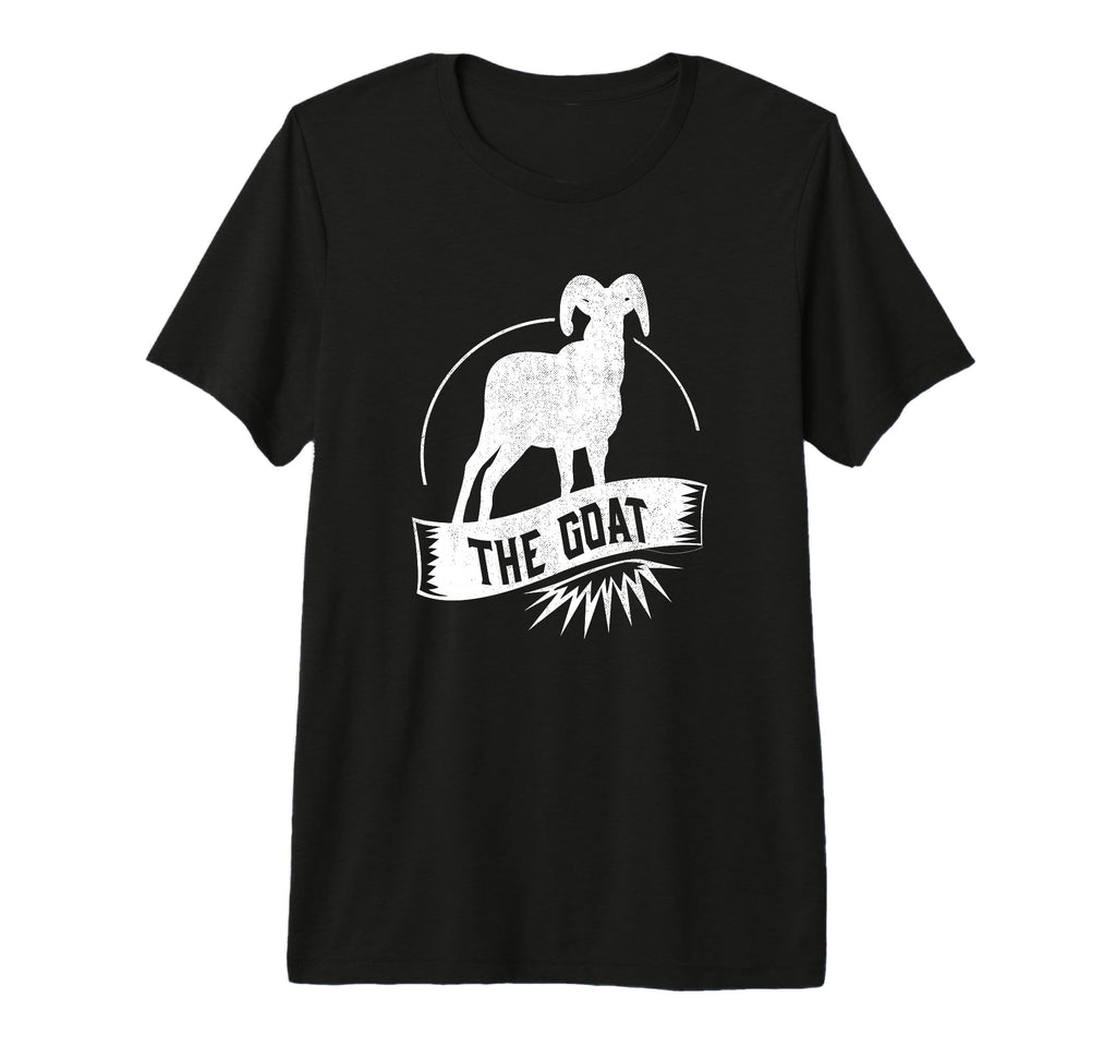 Goat Distressed T-Shirt - Minimalist Print for Adults - T-Shirt, Sweatshirt, Hoodie