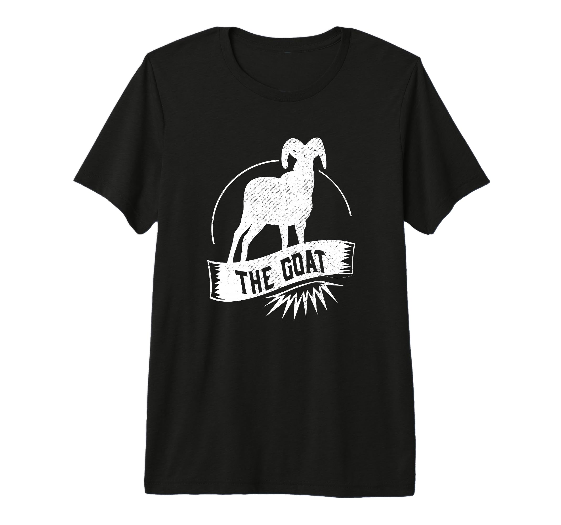 Goat Distressed T-Shirt - Minimalist Print for Adults - T-Shirt, Sweatshirt, Hoodie