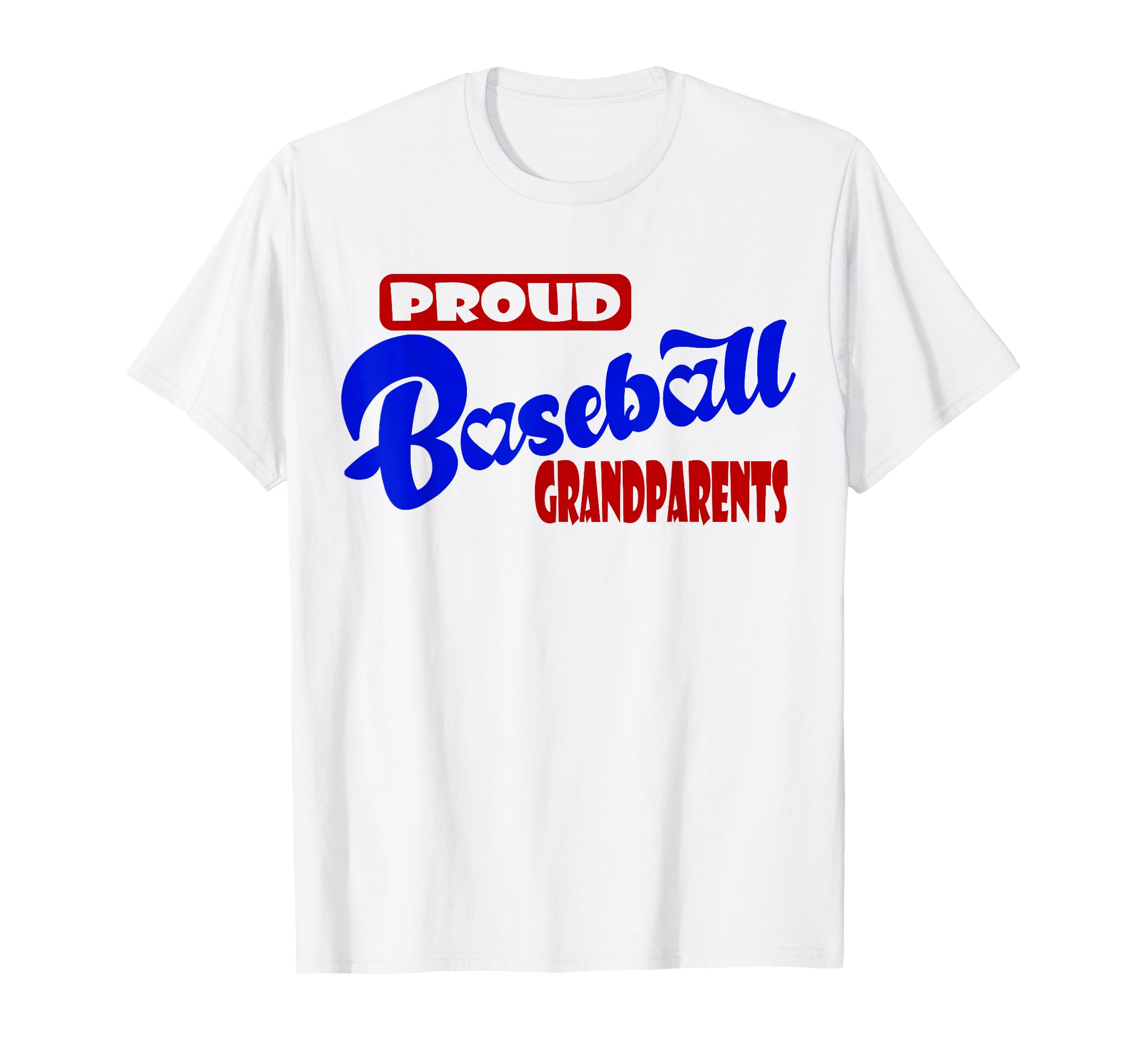 Proud Baseball Grandparents Game Day T-Shirt - Custom Art Print Men Women - T-Shirt, Sweatshirt, Hoodie