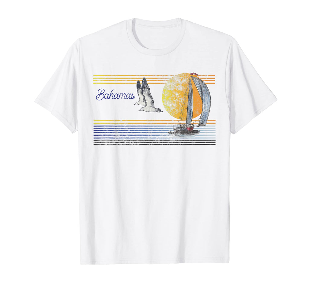 Sailing Sailboat Sail Sunset Island T-Shirt - Fun Novelty Design Men Women - T-Shirt, Sweatshirt, Hoodie