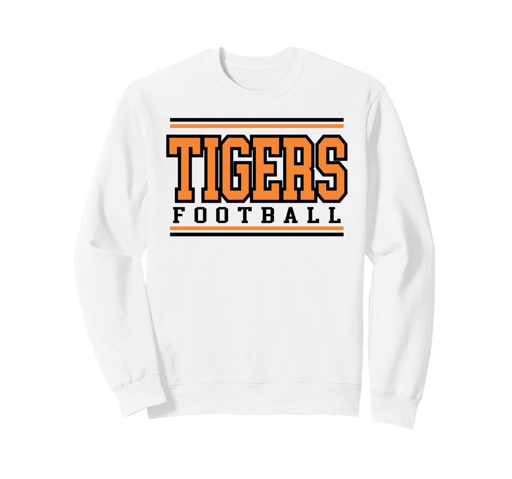 Tigers Game Day Tiger Pride Orange Sweatshirt - Novelty Apparel for Adults - T-Shirt, Sweatshirt, Hoodie