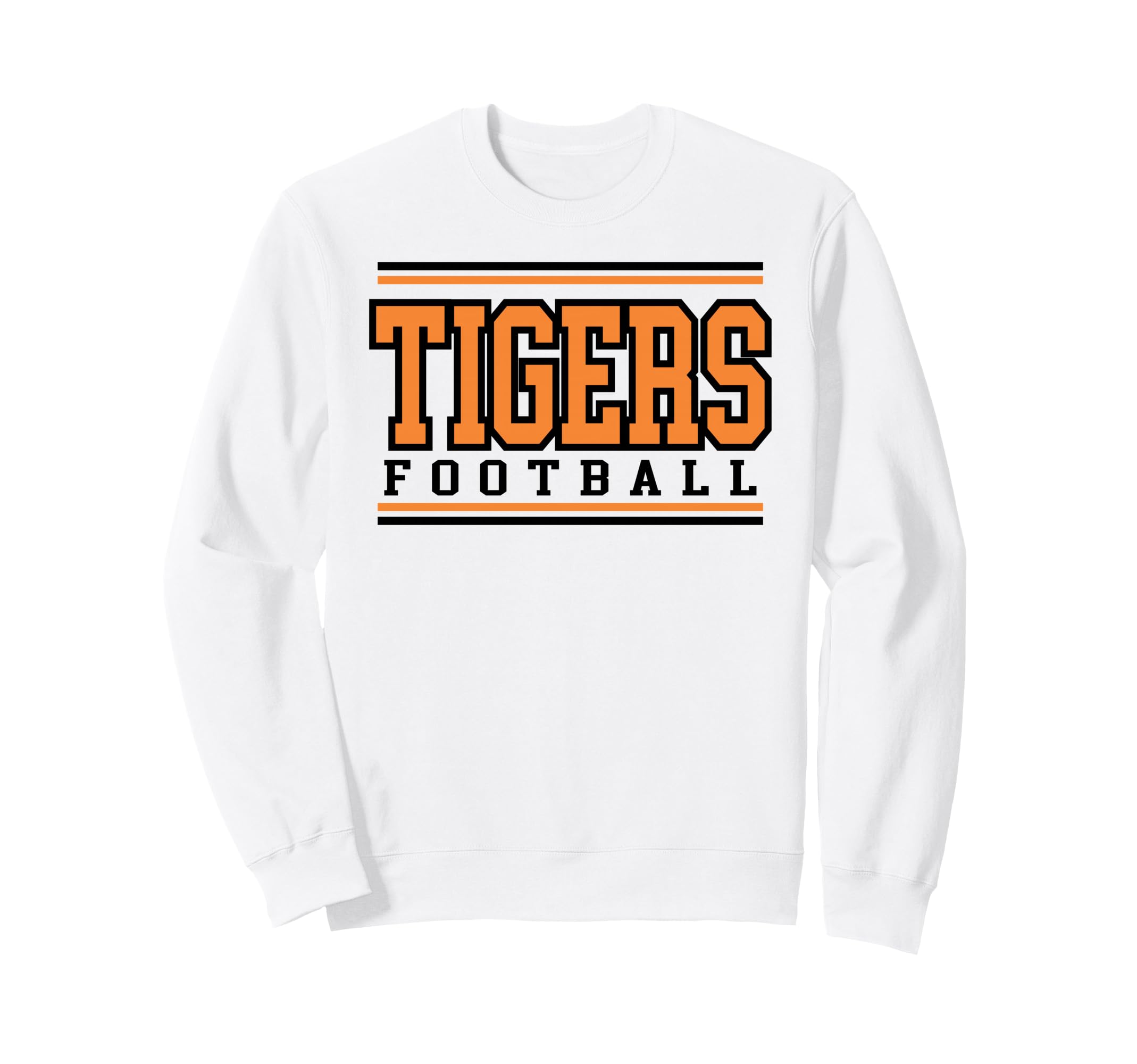 Tigers Game Day Tiger Pride Orange Sweatshirt - Novelty Apparel for Adults - T-Shirt, Sweatshirt, Hoodie