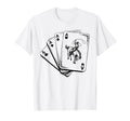 Cowboy Poker Aces Rodeo Western Gambling T-Shirt - Trendy Graphic Men Women - T-Shirt, Sweatshirt, Hoodie