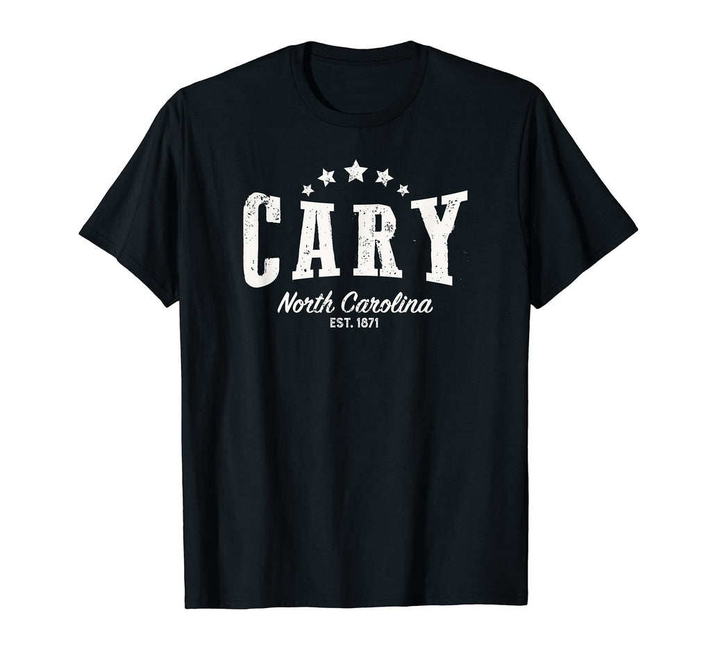 Cary Nc Home City Pride Distressed T-Shirt - Graphic Print Unisex - T-Shirt, Sweatshirt, Hoodie