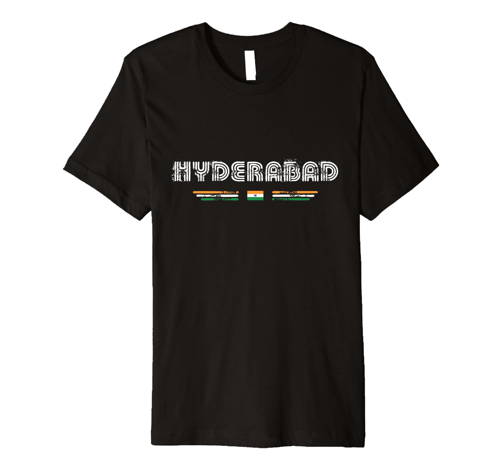Hyderabad India 70S 80S Type T-Shirt - Custom Art Print Men Women - T-Shirt, Sweatshirt, Hoodie