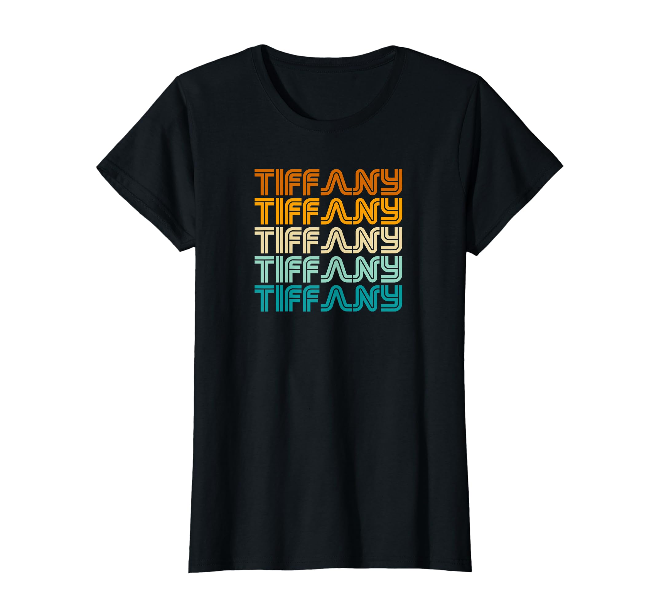 First Name Tiffany Sunset T-Shirt - Custom Art Print for Adults - T-Shirt, Sweatshirt, Hoodie