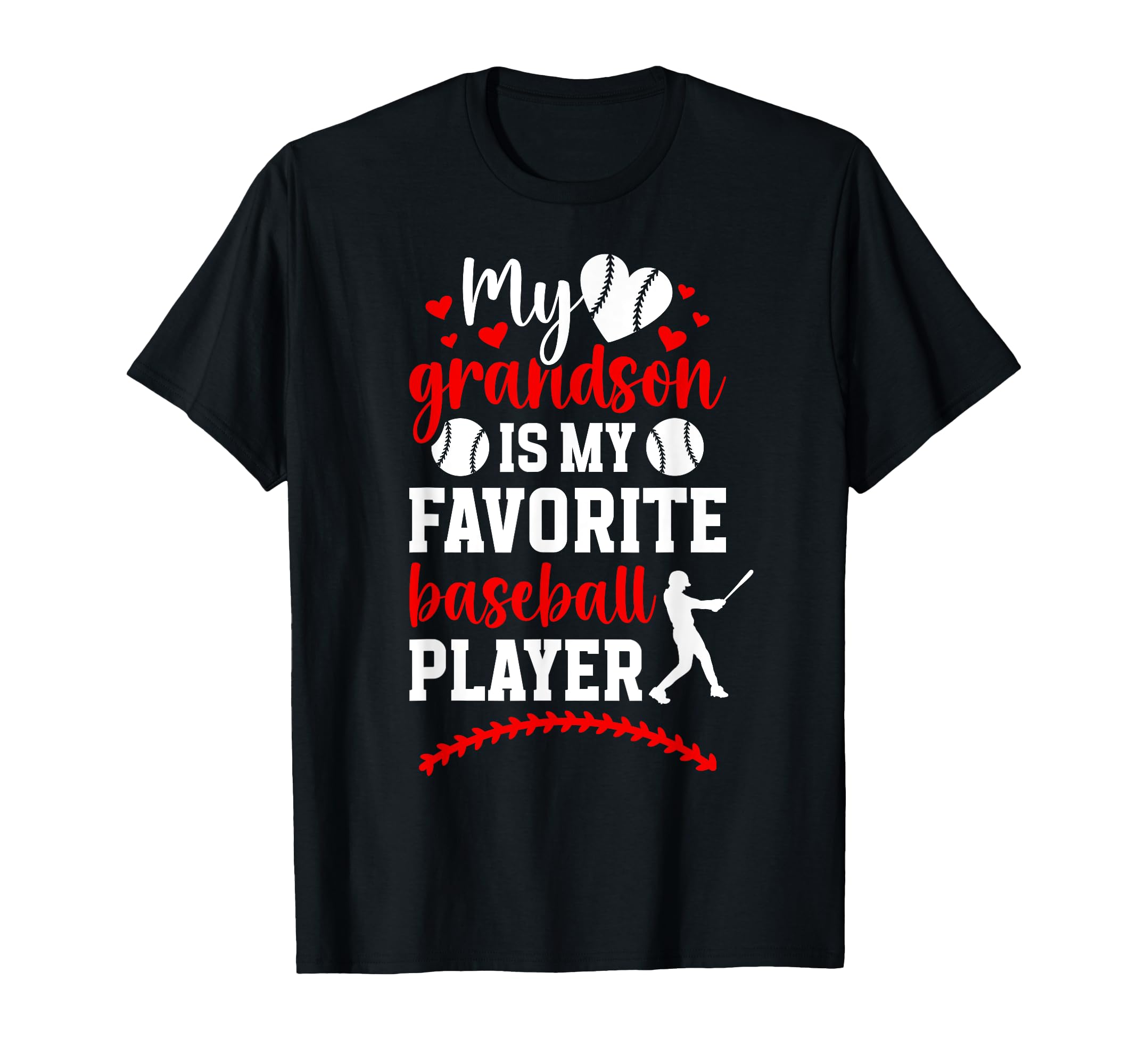 My Grandson Baseball Nana Baseball T-Shirt - Fun Novelty Design for Adults - T-Shirt, Sweatshirt, Hoodie
