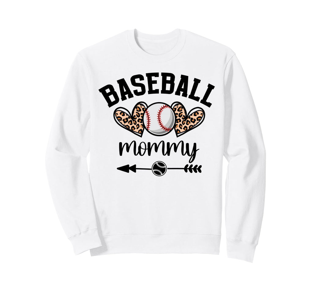 Baseball Mommy Womens Baseball Mommy Sweatshirt - Graphic Print Unisex - T-Shirt, Sweatshirt, Hoodie