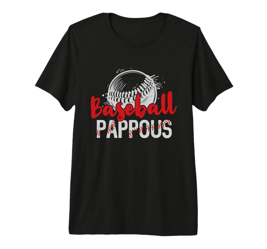 Mens Baseball Pappous Fathers Day T-Shirt - Casual Everyday Wear Men Women - T-Shirt, Sweatshirt, Hoodie
