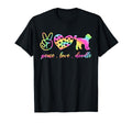 Peace Love Doodle Tie Dye T-Shirt - Aesthetic Graphic for Adults - T-Shirt, Sweatshirt, Hoodie