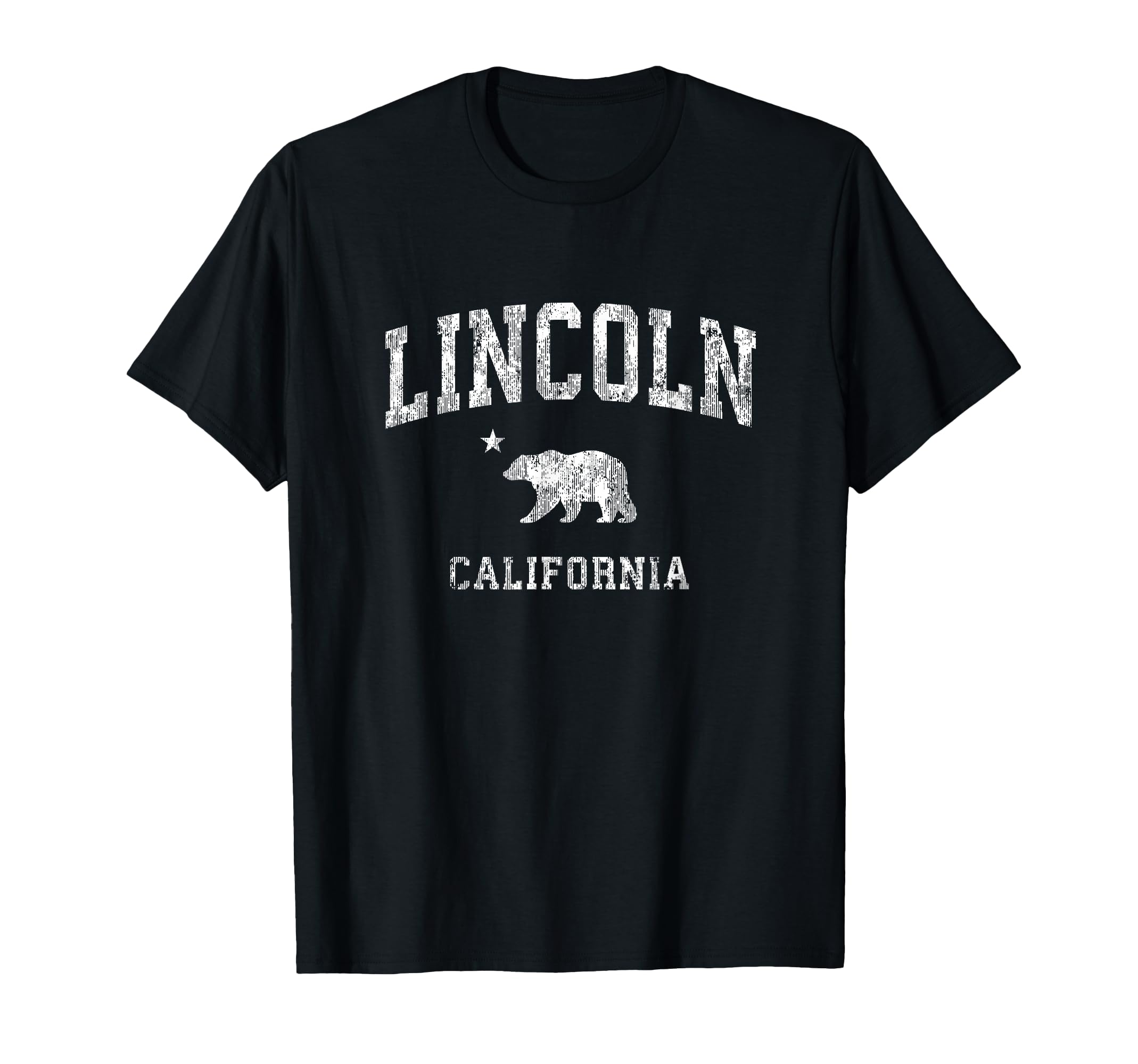 Lincoln California Ca Distressed Sports T-Shirt - Streetwear Style Unisex - T-Shirt, Sweatshirt, Hoodie